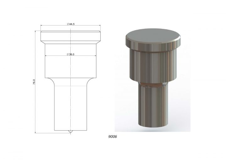 9006 round punch for kingsland ironworker 720x509 - 9006 Round Punch for Kingsland iron Worker