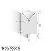 Trumpf 80 Degrees Dies, H = 100 mm - Amada Press Brake Tooling