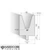Trumpf 30 Degrees Dies, H = 100 mm - Amada Press Brake Tooling