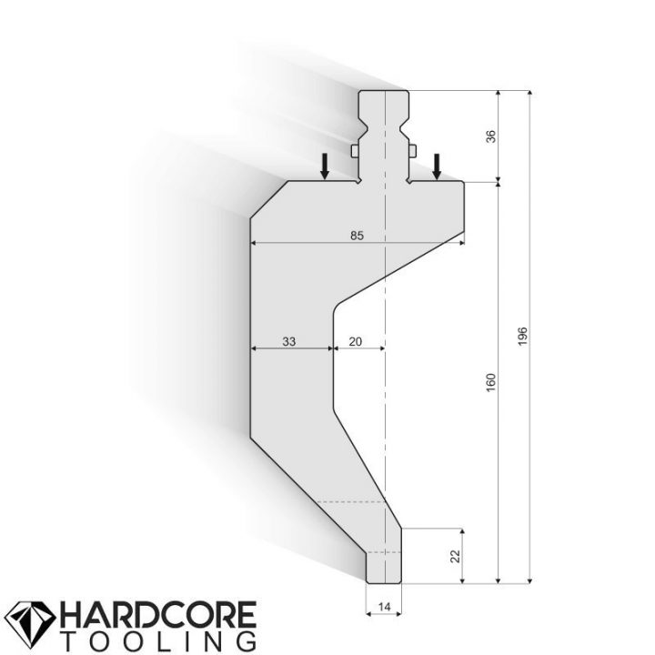 Radius Tools - Amada Press Brake Tooling