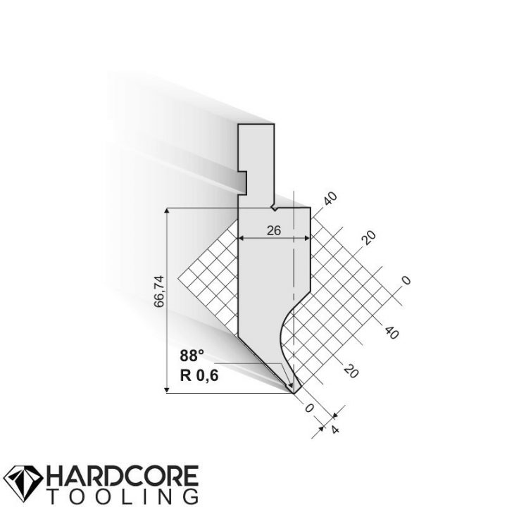 Amada 88 Degrees Punches - Press Brake Dies and Punches