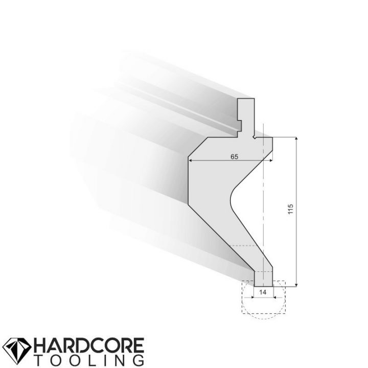 Holder for radius-tools R 7-50 - Press Brake Tooling