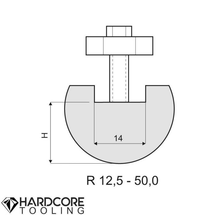 Holder for radius-tools R 7-50 - Press Brake Tooling