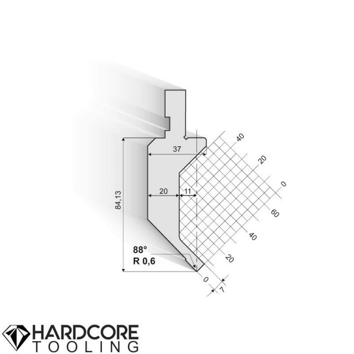 Amada 88 Degrees Punches - Press Brake Dies and Punches