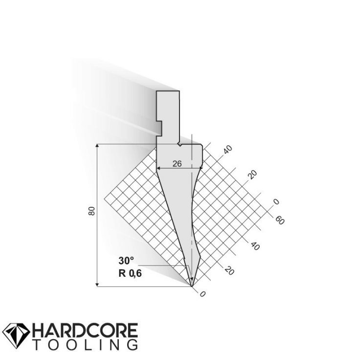 Amada 30 Degrees Punches - Press Brake Dies and Punches