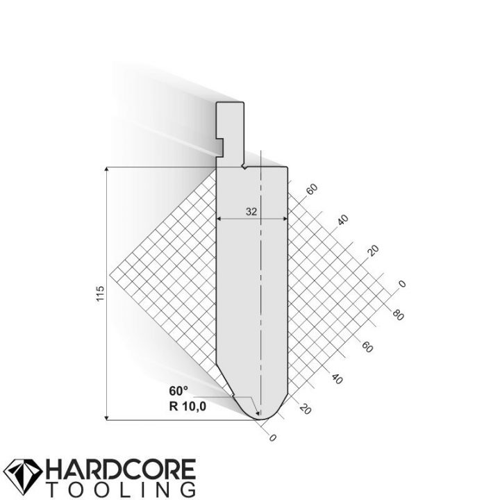 Amada 60 Degrees Punches - Press Brake Tooling