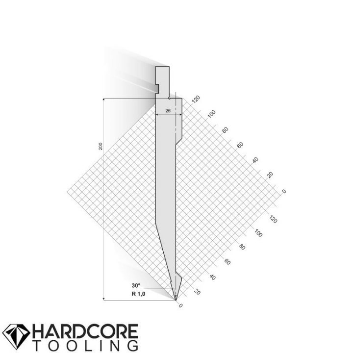 Amada 30 Degrees Punches - Press Brake Dies and Punches