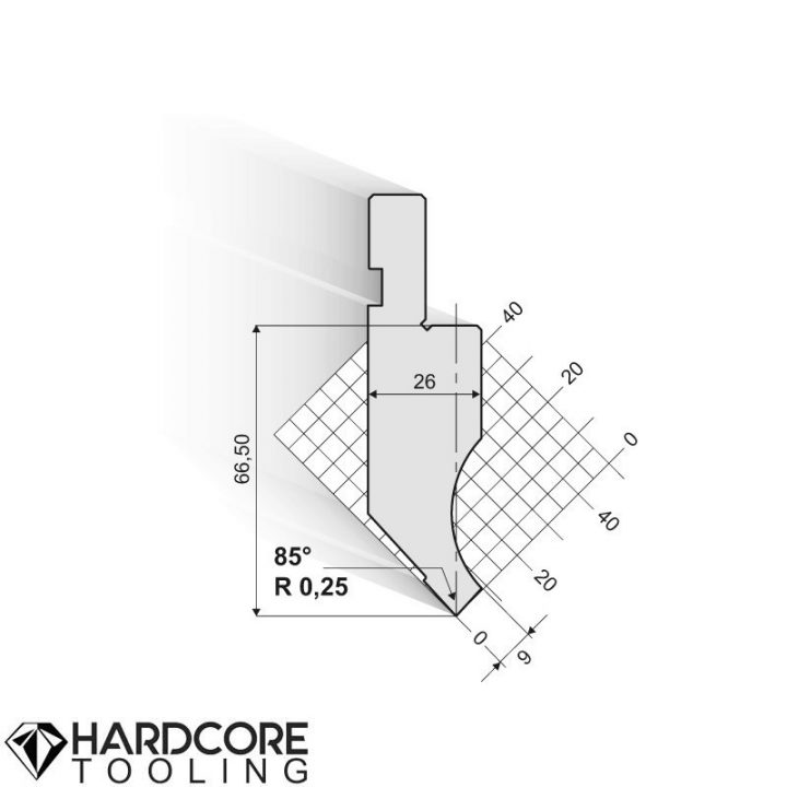 Amada 85 Degrees Punches - Press Brake Tooling