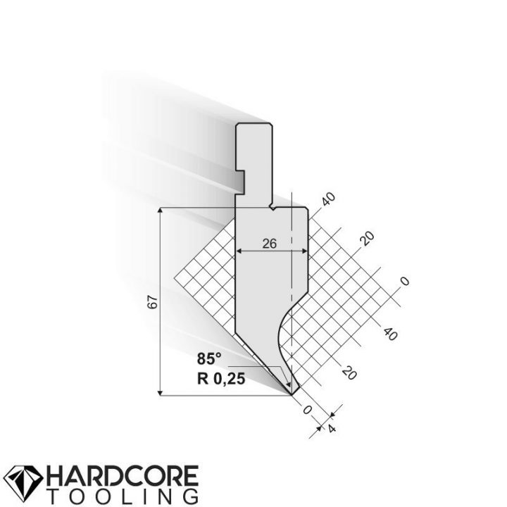 Amada 85 Degrees Punches - Press Brake Tooling