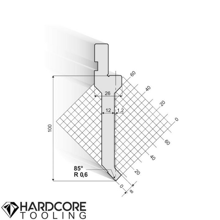 Amada 85 Degrees Punches - Press Brake Tooling