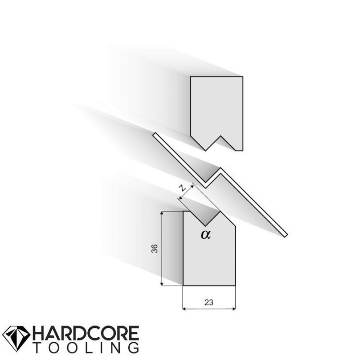 Joggle (Z) tool holder - Press Brake Tooling