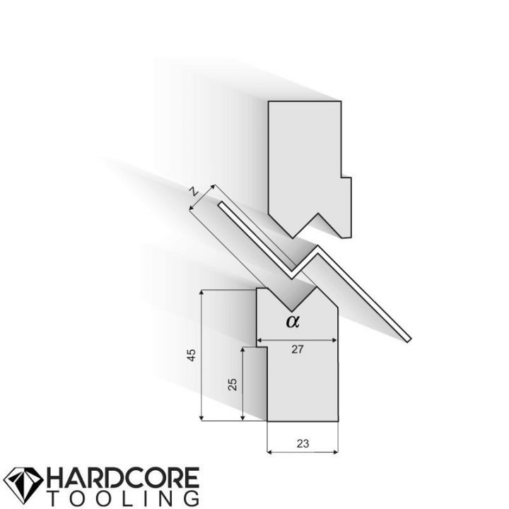 Joggle (Z) tool holder - Press Brake Tooling