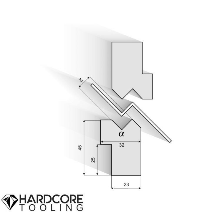 Joggle (Z) tool holder - Press Brake Tooling